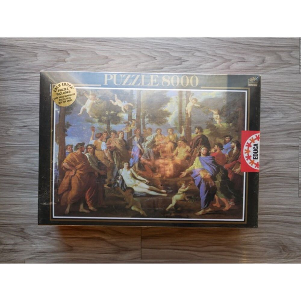 Educa 8000 Piece Puzzle Le Parnasse Nicolas Poussin Sealed 12029